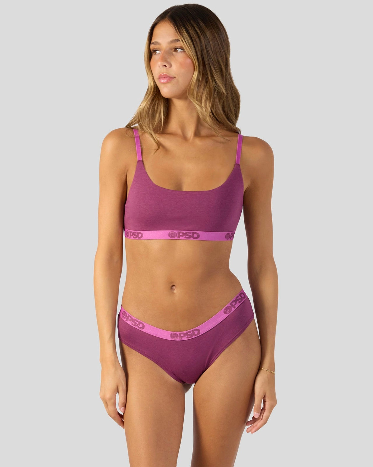 Modal Solids - Mag Purp - Cheeky - Modal