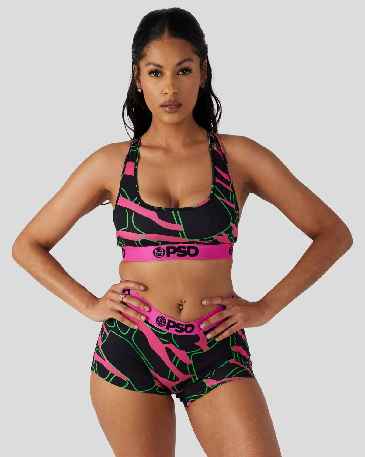 Modal - Neon Giraffe - Sports Bra - Modal