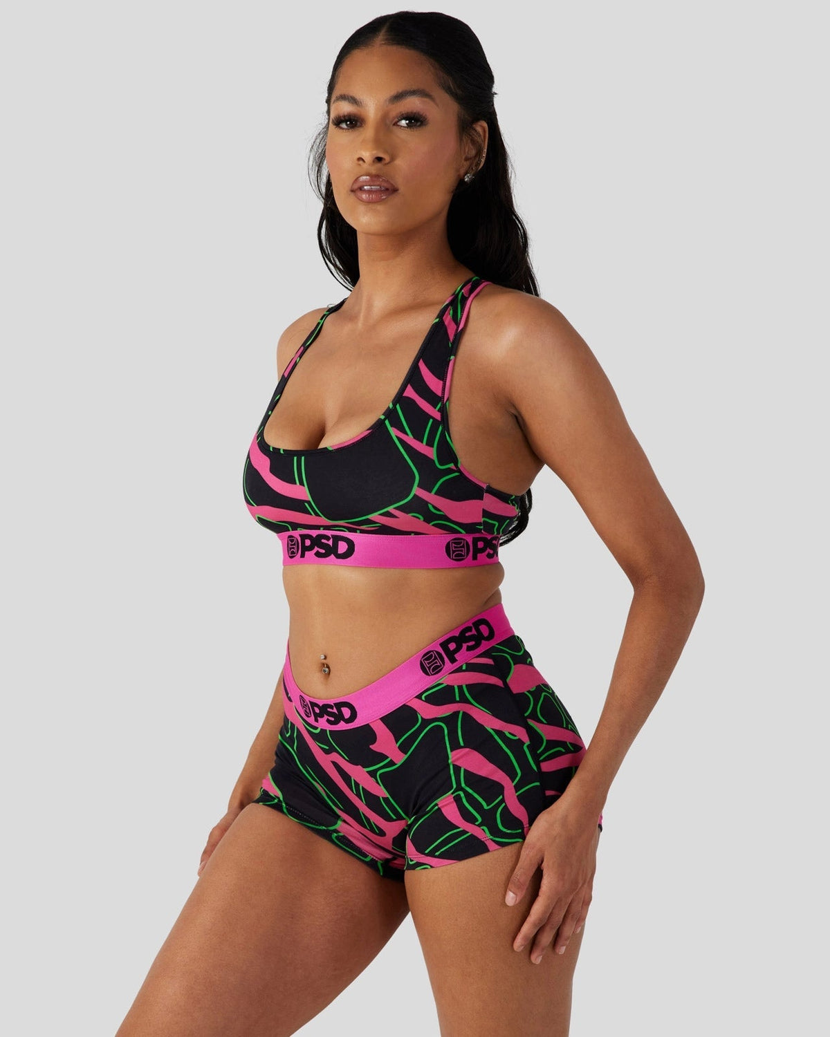 Modal - Neon Giraffe - Sports Bra - Modal