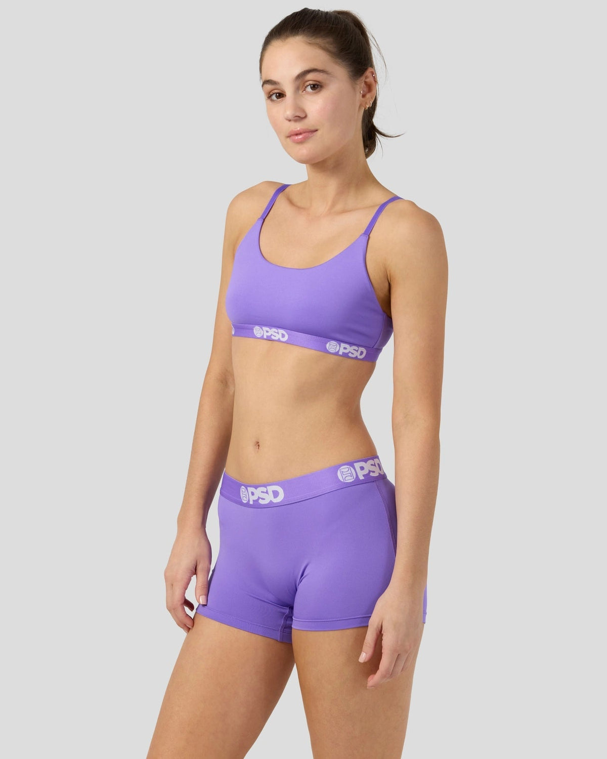 Solids - Lectric Purp - Scoop Bralette