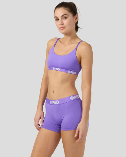 Solids - Lectric Purp - Scoop Bralette