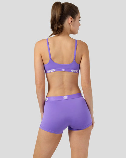 Solids - Lectric Purp - Scoop Bralette