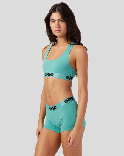 Modal Solids - Sea - Sports Bra - Modal