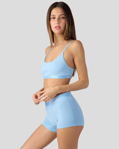 Modal Solids - Baby Blue - Scoop Bralette - Modal