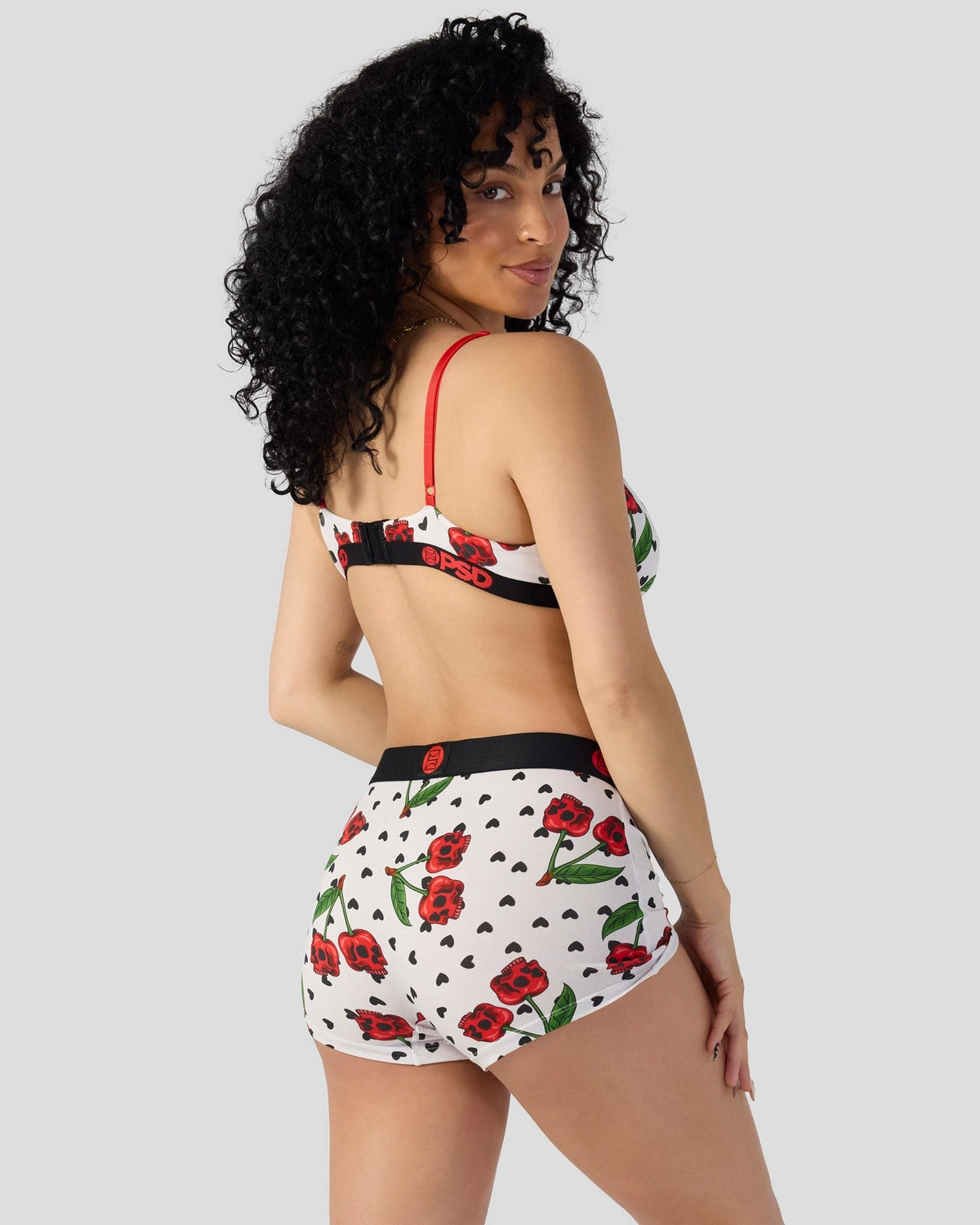Modal - Cherry Skullz - Triangle Bralette - Modal