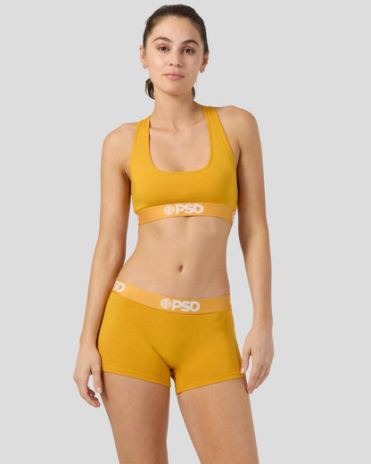 Modal Solids - Mango - Sports Bra - Modal