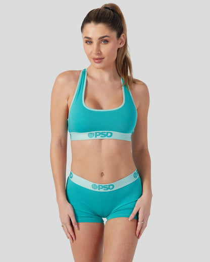 Modal Solids - Jade - Sports Bra - Modal