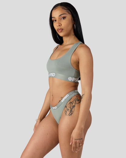 Modal Solids - Sage - Thong - Modal