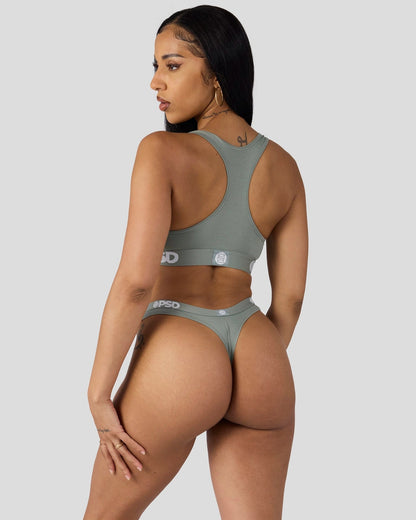Modal Solids - Sage - Thong - Modal