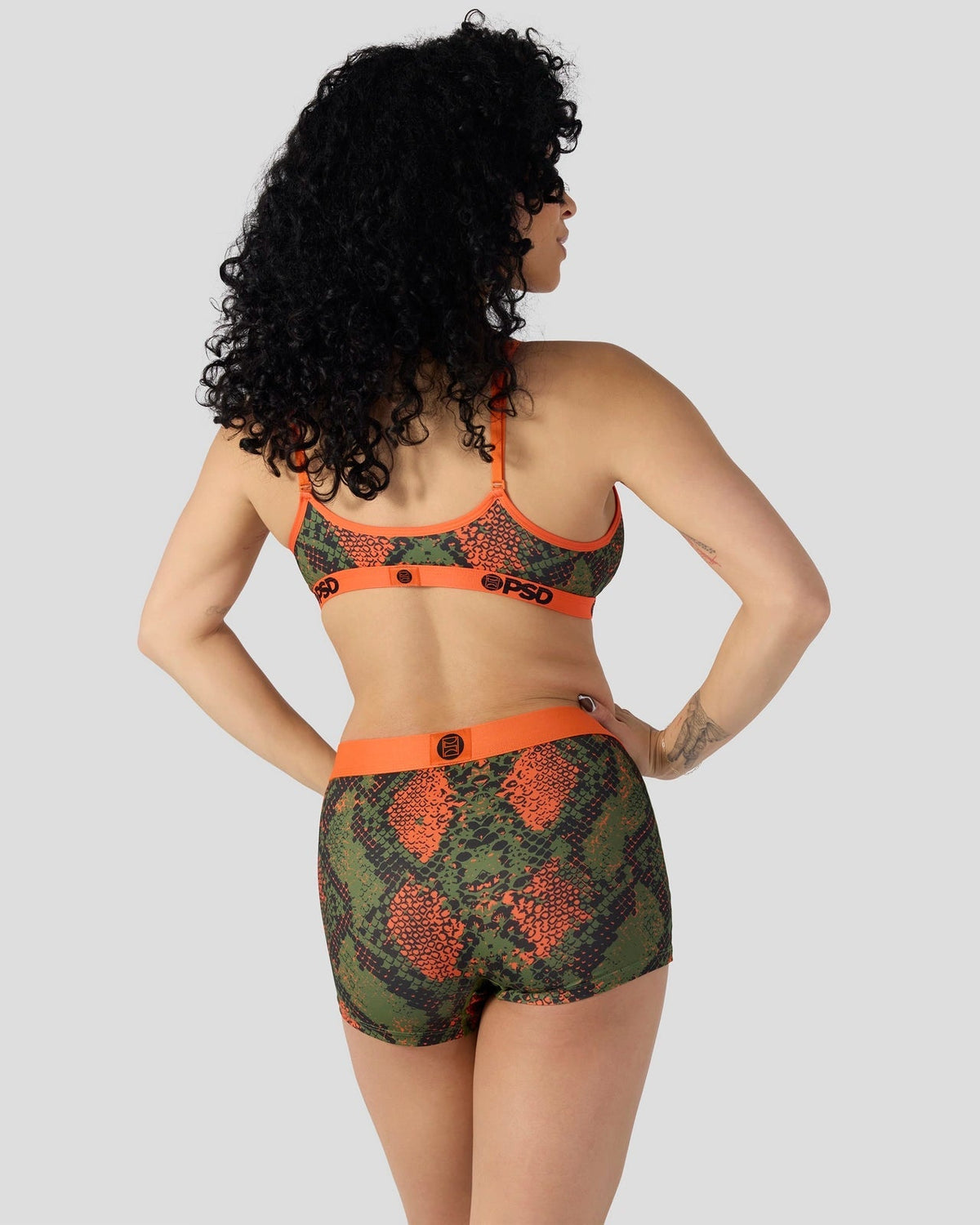 Green Snake - V-Neck Bralette