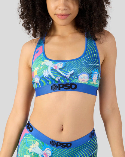 Rick and Morty - Portal Haze - Sports Bra