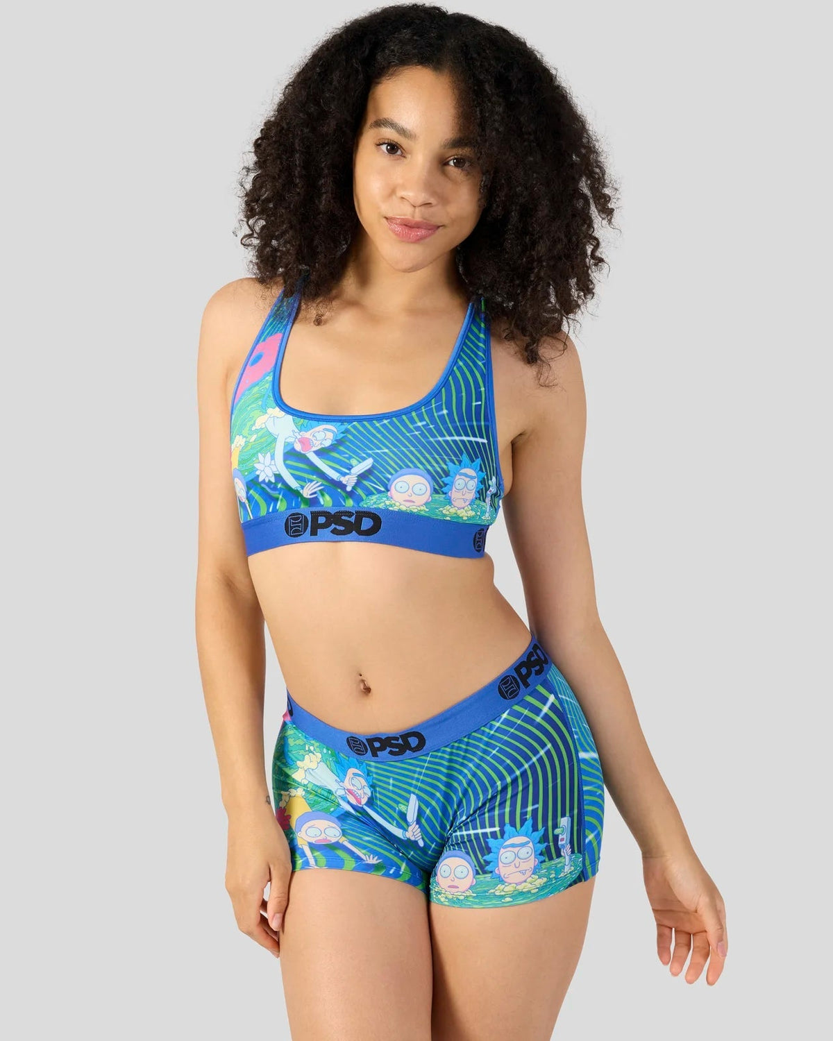 Rick and Morty - Portal Haze - Sports Bra