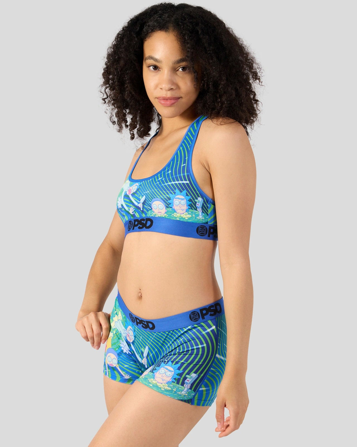 Rick and Morty - Portal Haze - Sports Bra
