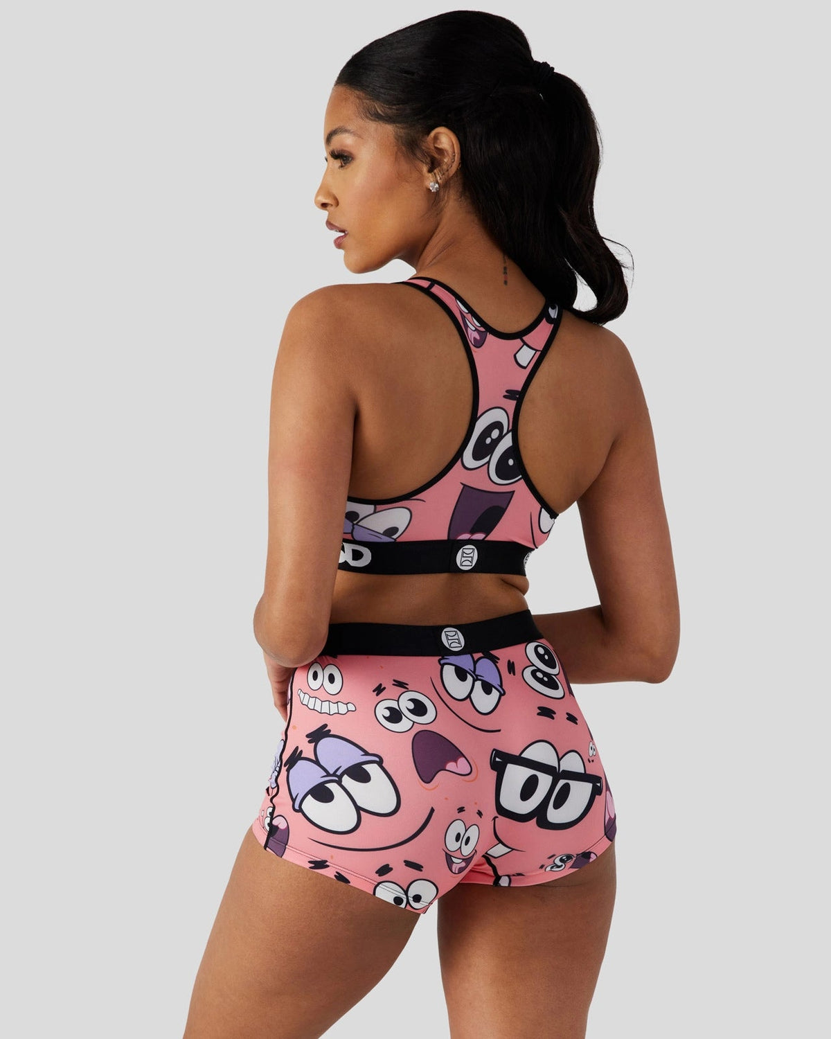 SpongeBob SquarePants - Patrick Faces - Sports Bra