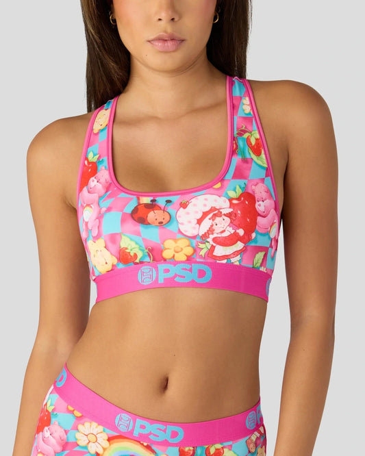 Strawberry Shortcake x Care Bears - Trippin - Sports Bra