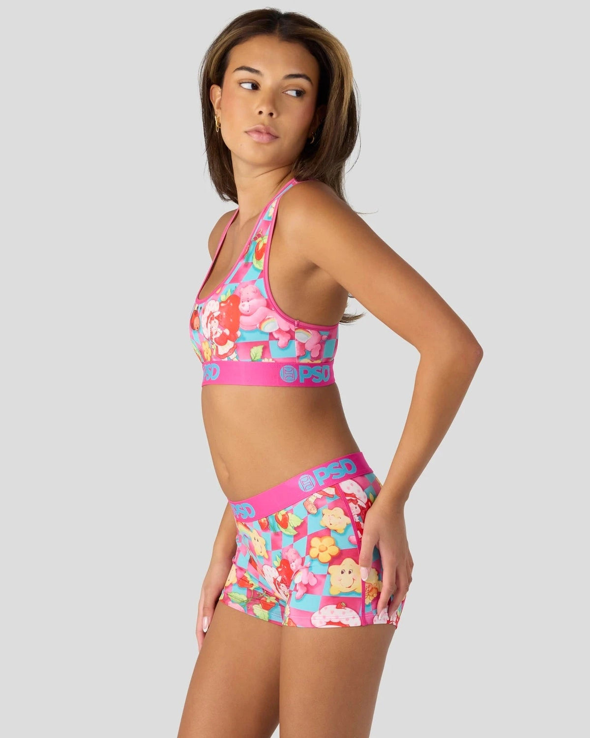 Strawberry Shortcake x Care Bears - Trippin - Sports Bra