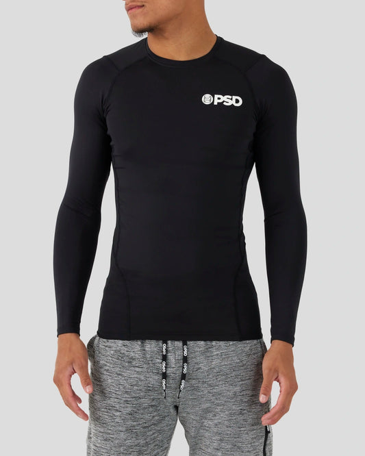 Compression Tee Long Sleeve - Black - Compression Tee