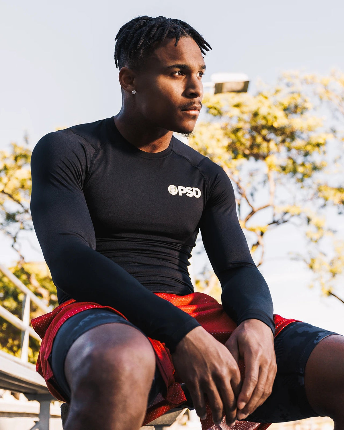 Compression Tee Long Sleeve - Black - Compression Tee