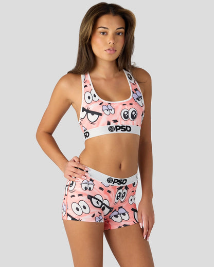 SpongeBob SquarePants - Patrick Eyes - Sports Bra