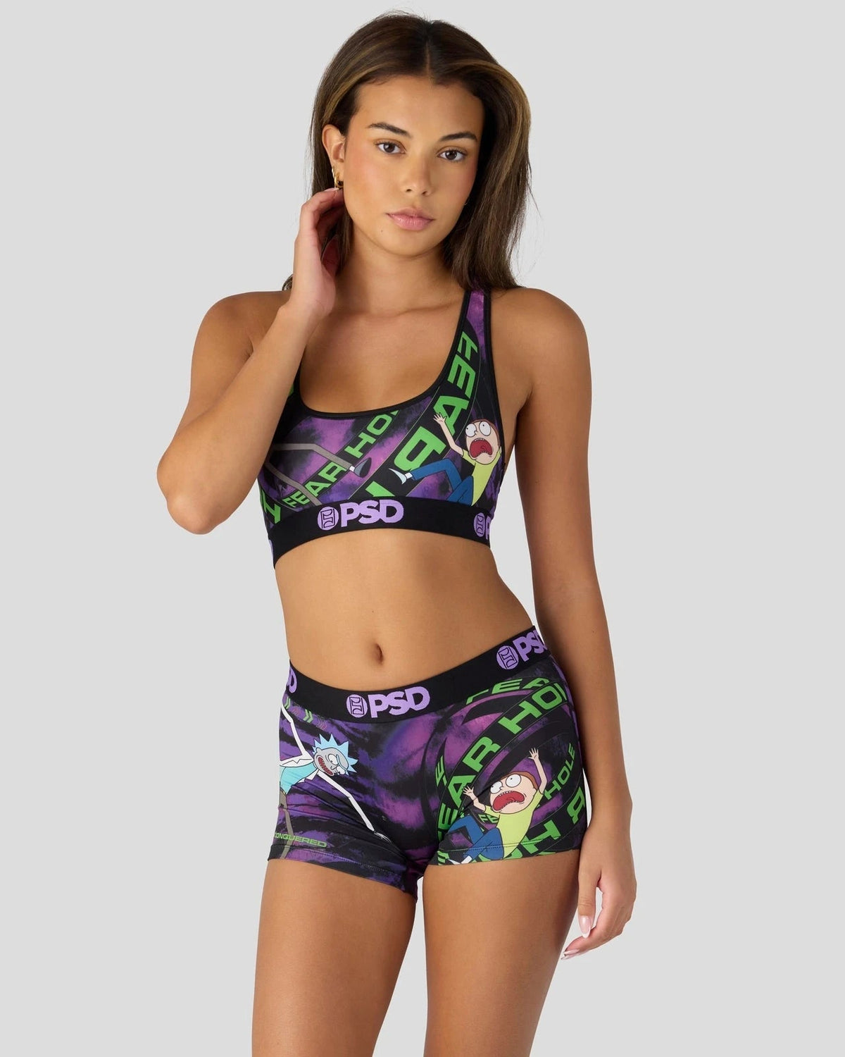 Rick and Morty - Fear Hole - Sports Bra