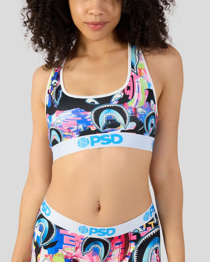 Warface Shark Glitch - Sports Bra