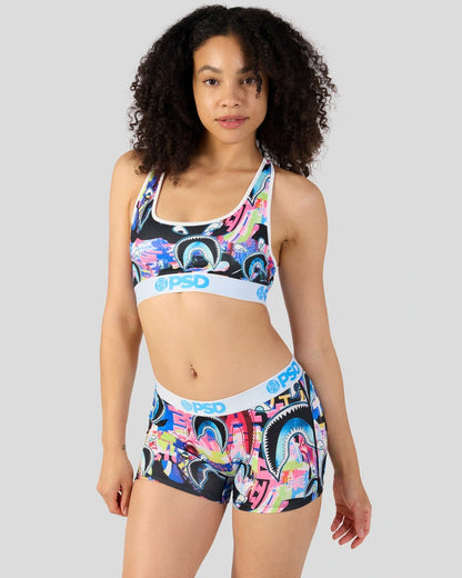 Warface Shark Glitch - Sports Bra