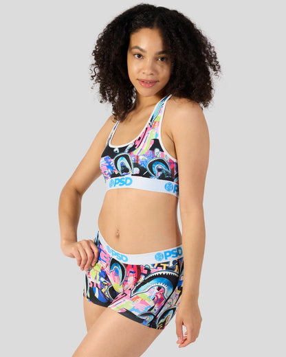 Warface Shark Glitch - Sports Bra