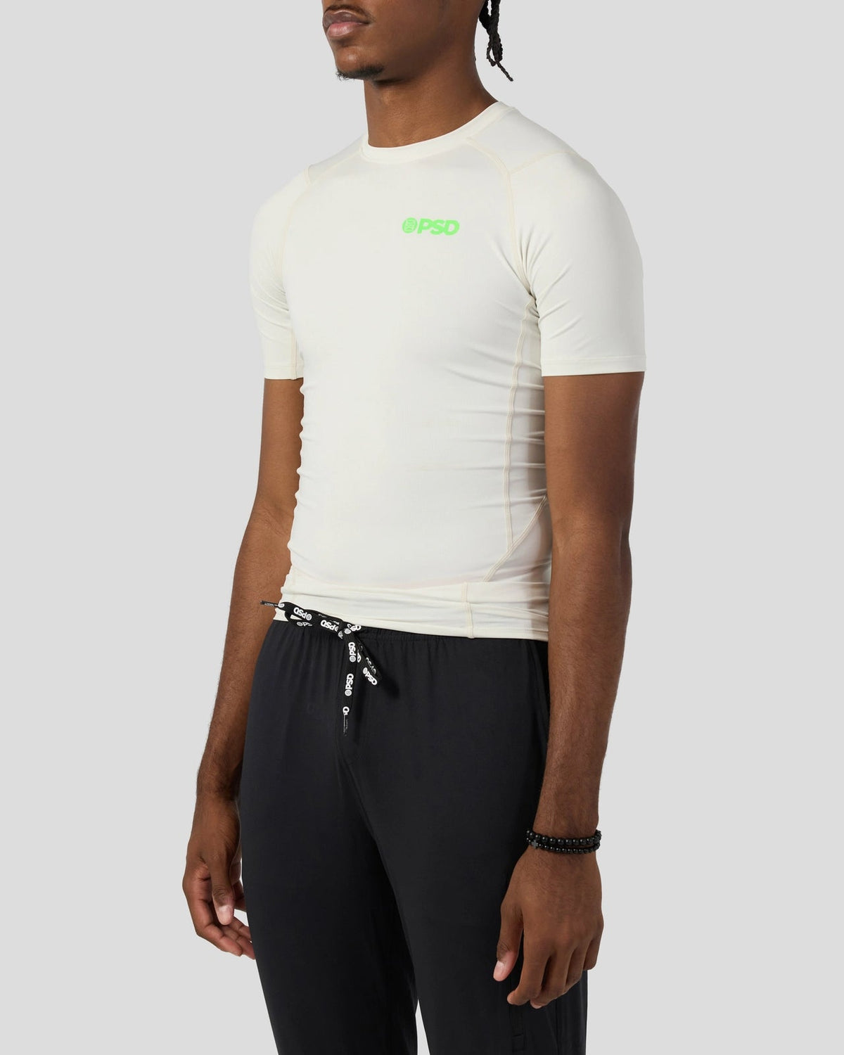 Compression Tee Short Sleeve - Ash - Compression Tee