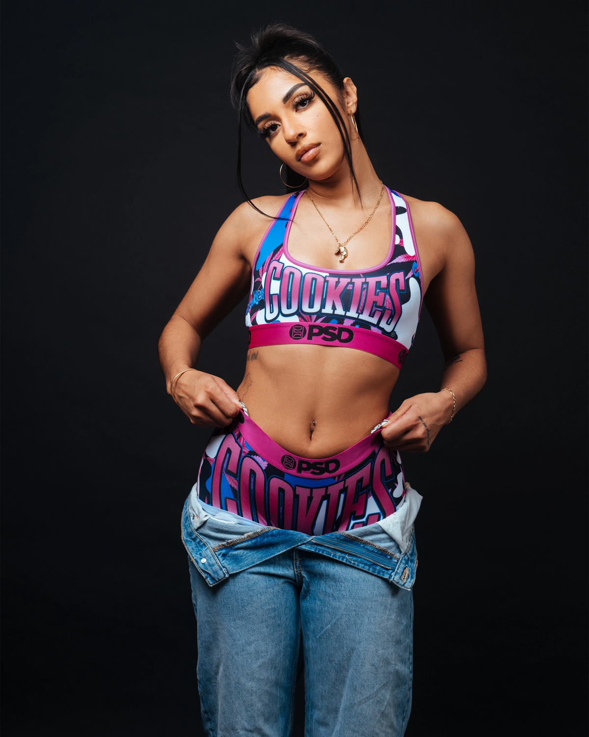 Cookies - Camo Pop - Sports Bra