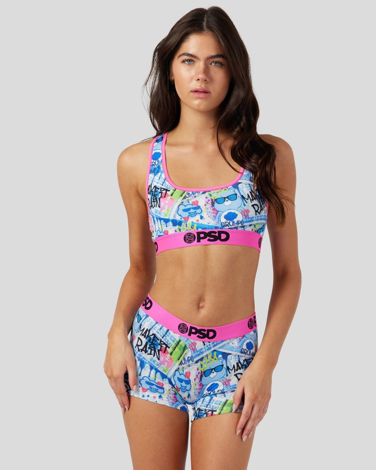 Care Bears - Make It Rain - Sports Bra