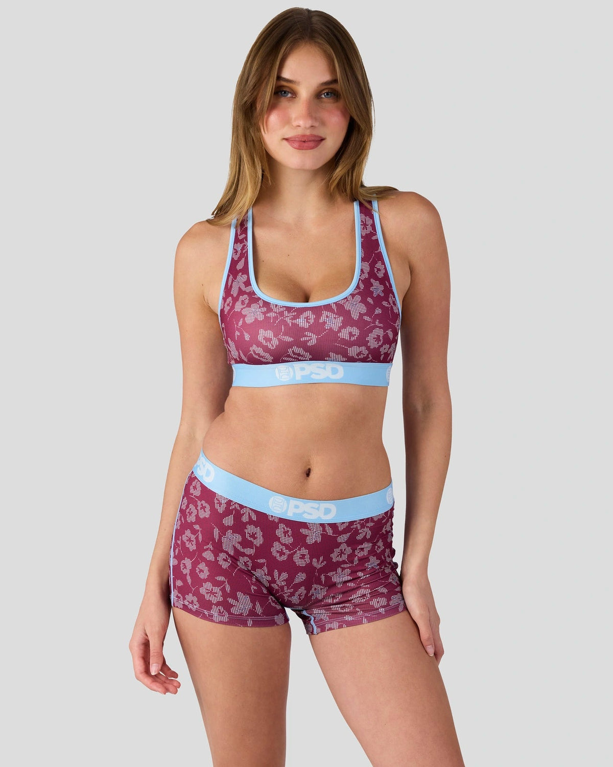 Halftone Bloom - Sports Bra
