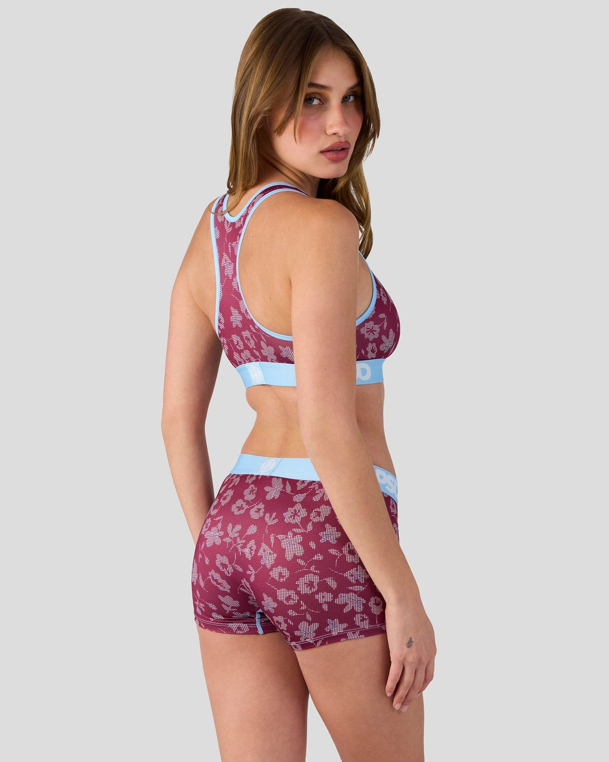 Halftone Bloom - Sports Bra