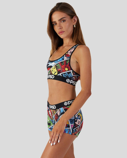 Marvel Comics Sports Bra