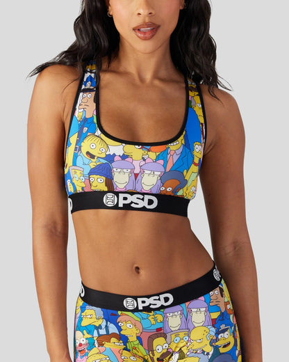 The Simpsons - Squad - Sports Bra