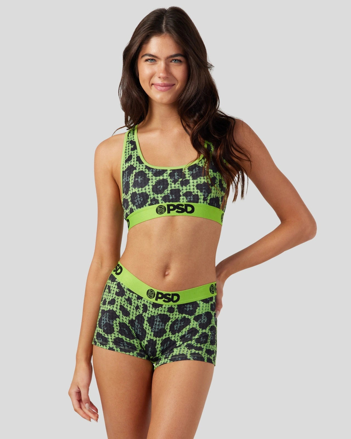 Katya Henry - Rhinestone Cheetah - Sports Bra