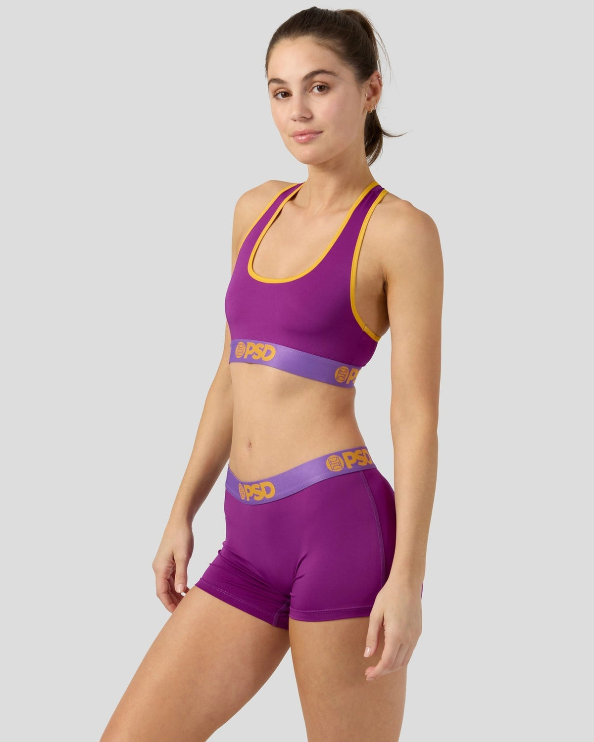 Solids - Plum Pop - Sports Bra