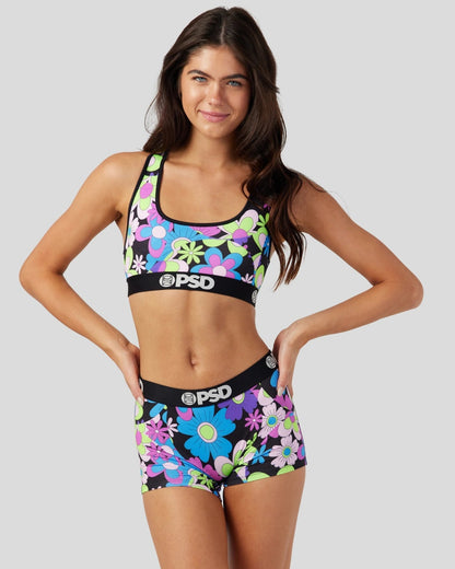 Katya Henry - Hippie Floral - Sports Bra