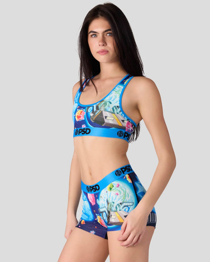 Rick and Morty - Travels - Sports Bra