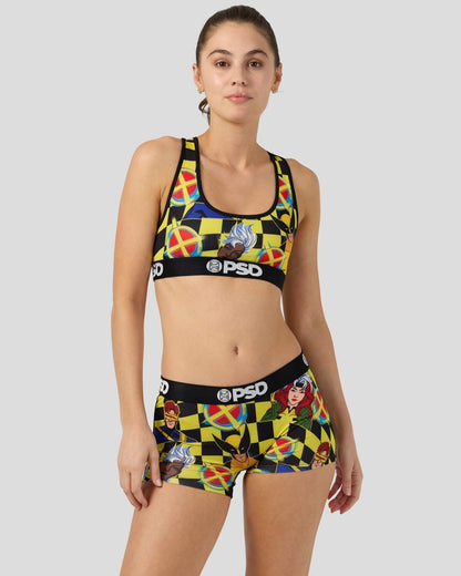 Xmen Checkers Sb Multi - Sports Bra