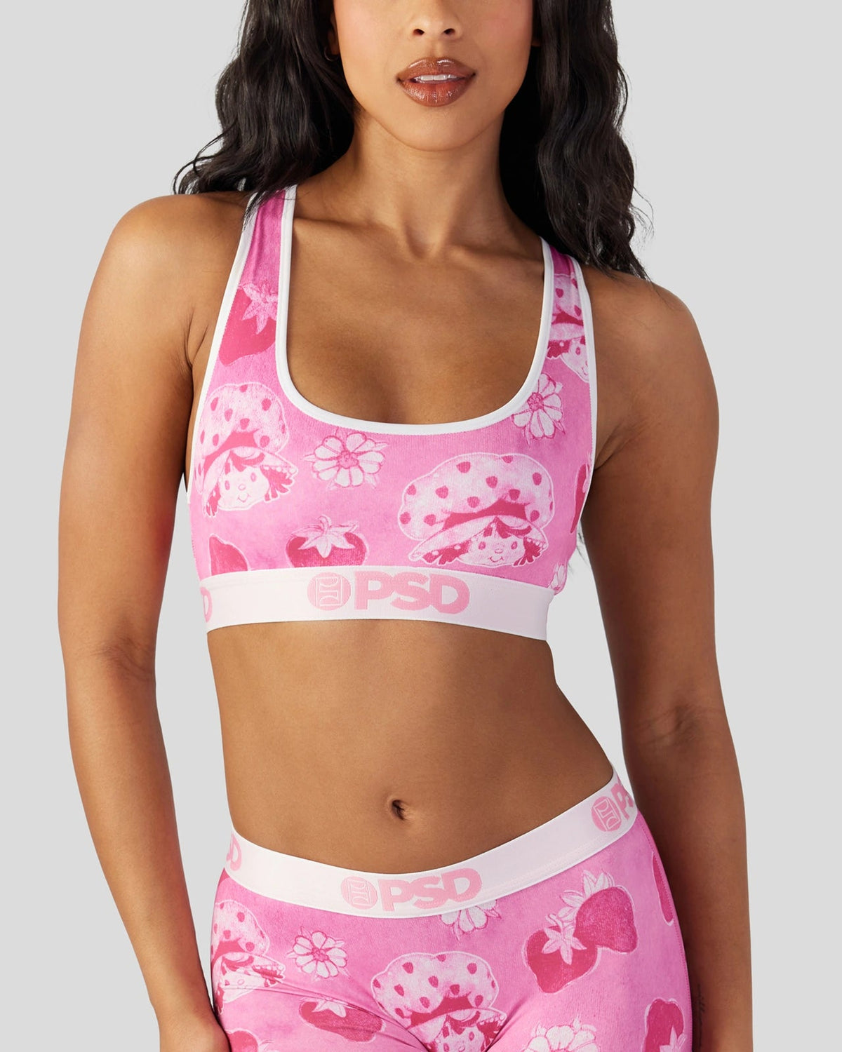 Strawberry Shortcake - Velour - Sports Bra