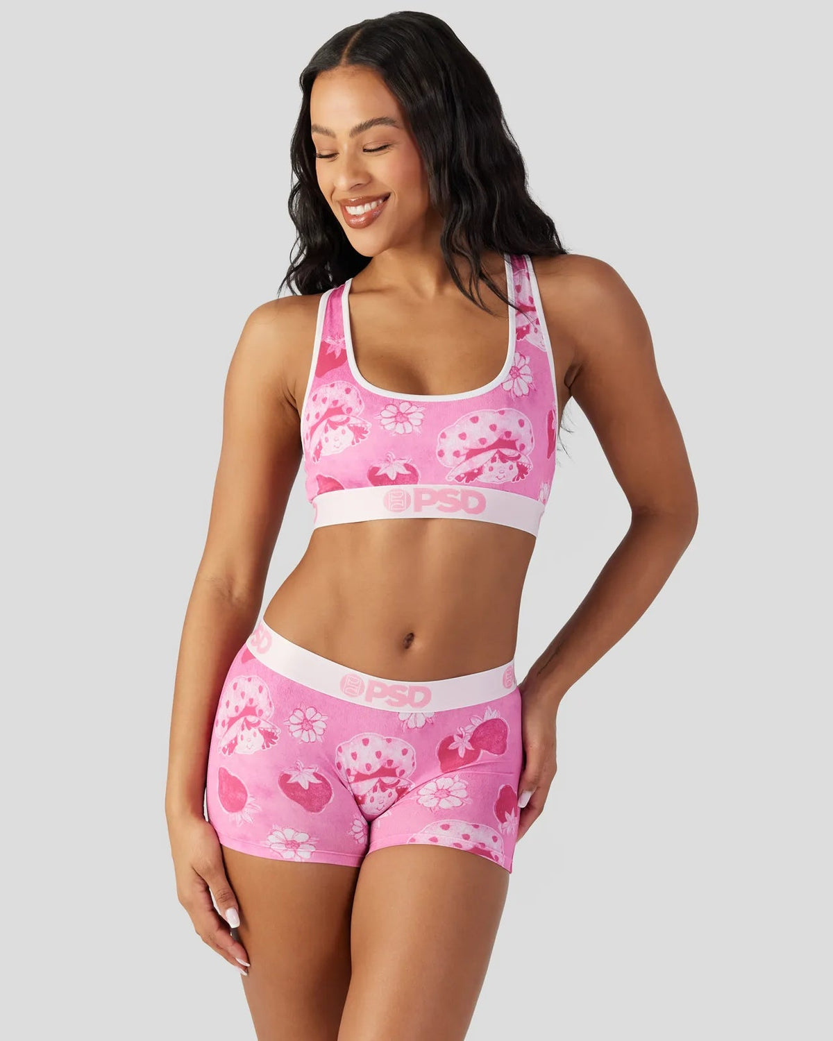 Strawberry Shortcake - Velour - Sports Bra