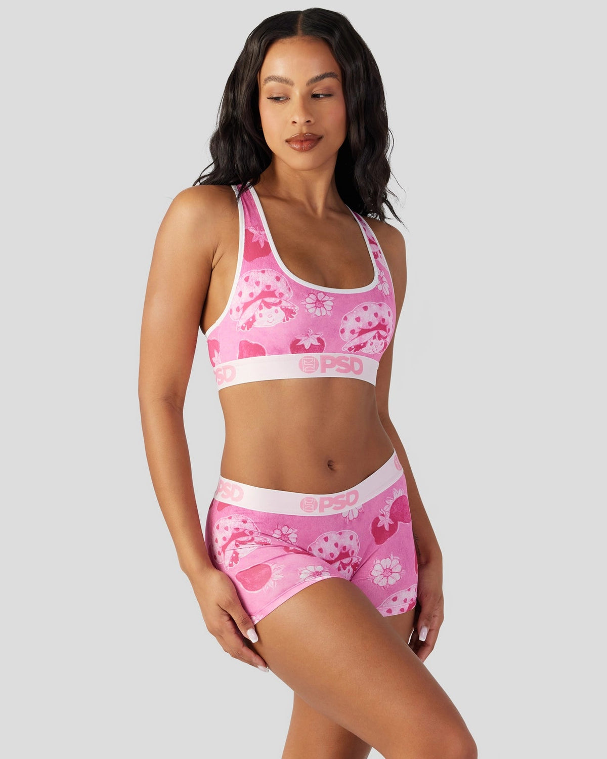 Strawberry Shortcake - Velour - Sports Bra
