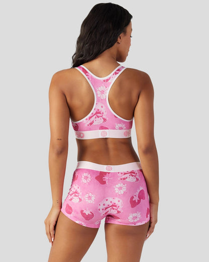 Strawberry Shortcake - Velour - Sports Bra