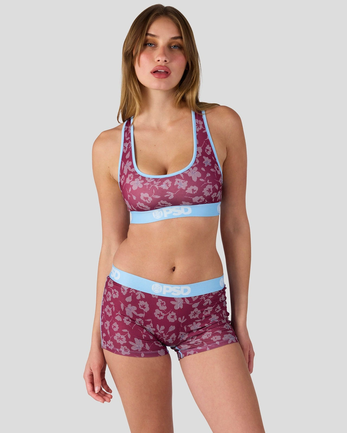 Halftone Bloom - Boy Short