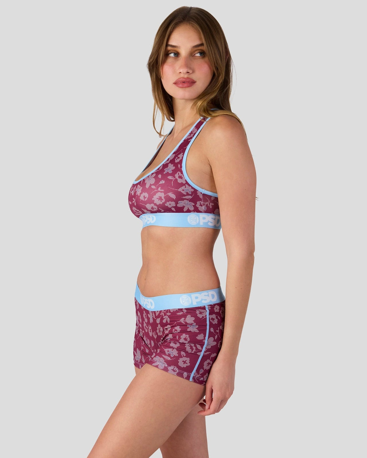 Halftone Bloom - Boy Short