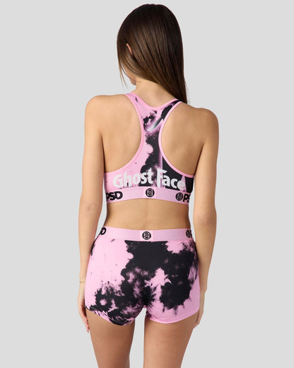 Ghost Face - Pink - Sports Bra