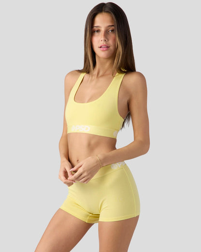Modal Solids - Lemon - Sports Bra - Modal
