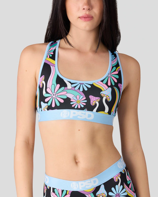 Happy Shrooms - Sports Bra