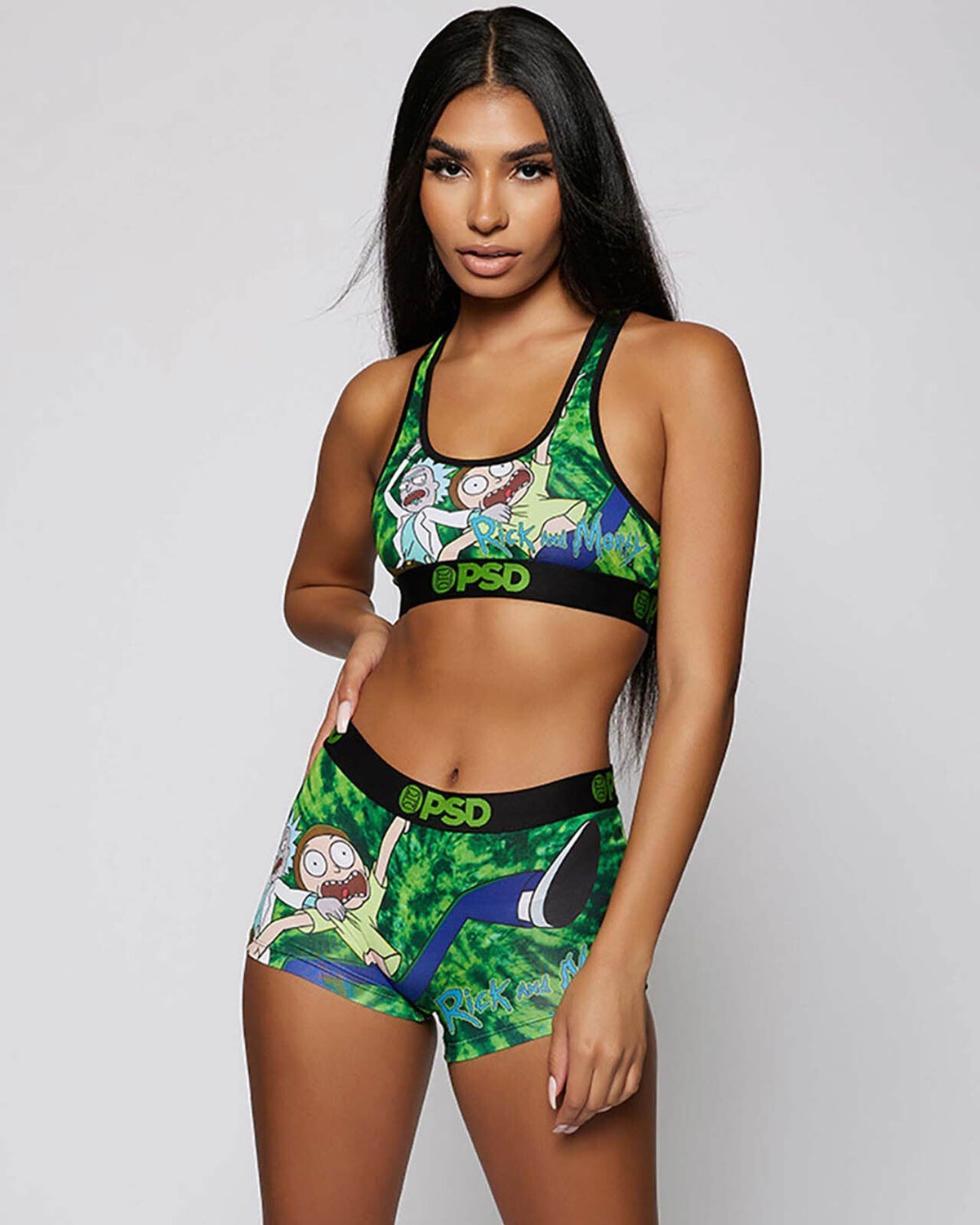 Rick and Morty - Portal Dye - Sports Bra