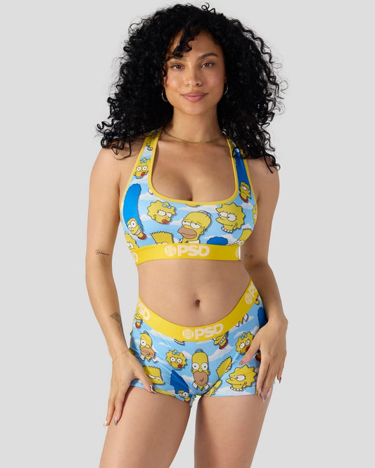 The Simpsons - Heads - Sports Bra